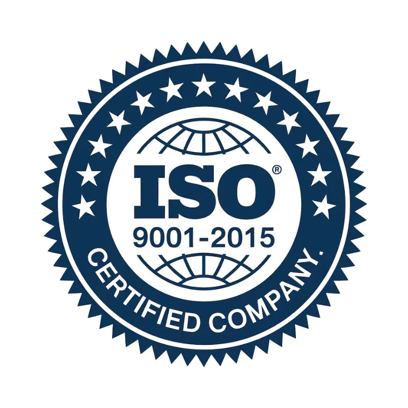 ISO 9001:2015 quality management certification